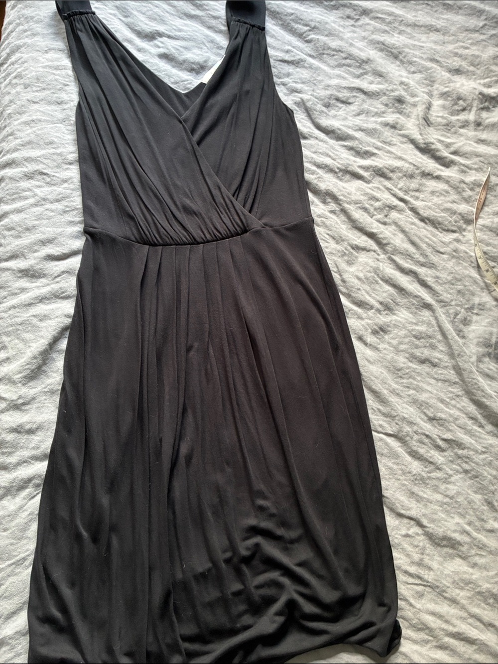 Boden faux wrap sleeveless LBD in Jersey knit SZ US 10R